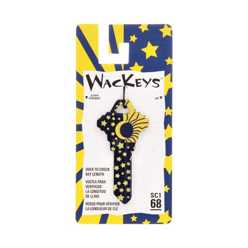 HILLMAN Wackey Sun & Moon House/Office Universal Key Blank Single