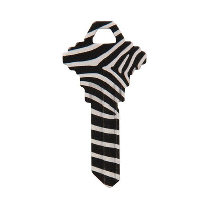 HILLMAN Wackey Zebra House/Office Universal Key Blank Single