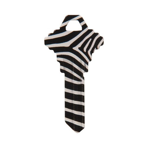 HILLMAN Wackey Zebra House/Office Universal Key Blank Single