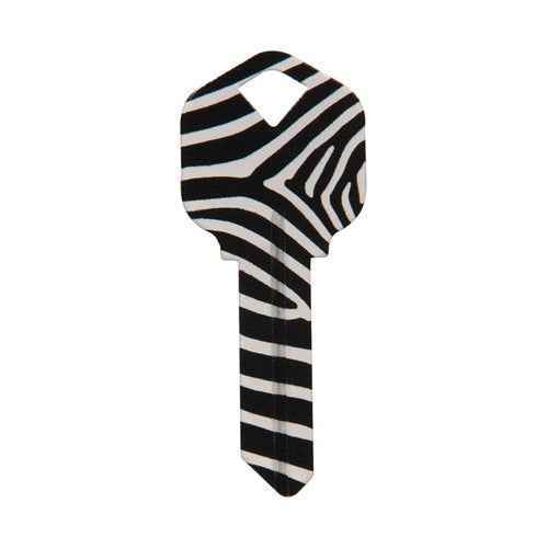 HILLMAN Wackey Zebra House/Office Universal Key Blank Single