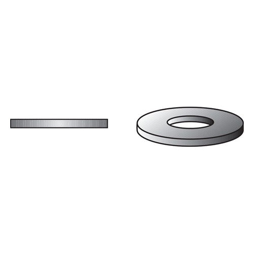 HILLMAN Yellow Dichromate Steel 1/2 in. USS Flat Washer 50 pk