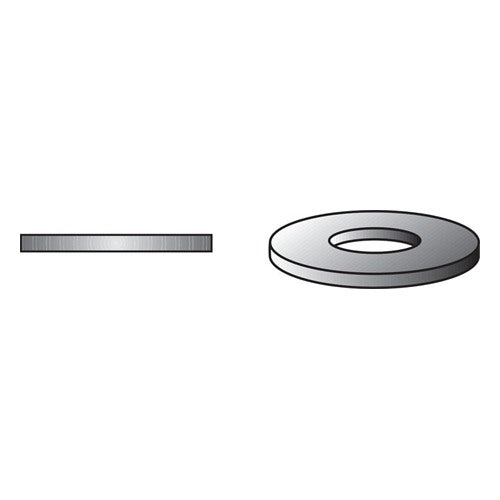 HILLMAN Yellow Dichromate Steel 7/16 in. USS Flat Washer 50 pk