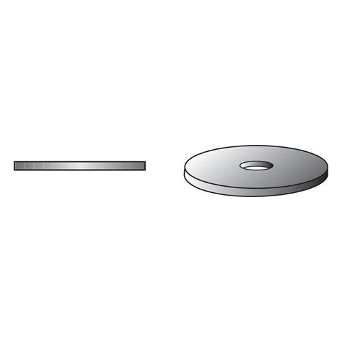 HILLMAN Zinc-Plated Steel 1/8 in. Fender Washer 100 pk