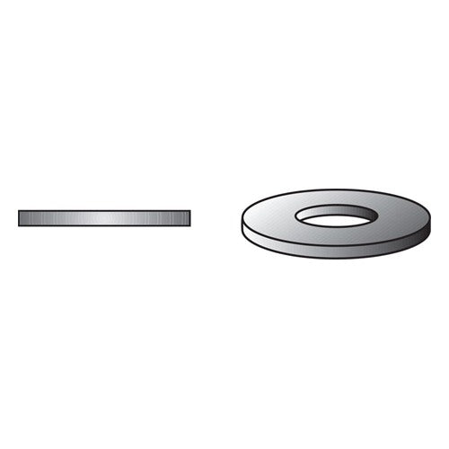 HILLMAN Zinc-Plated Steel .215 in. SAE Flat Washer 100 pk