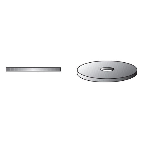 HILLMAN Zinc-Plated Steel 3/16 in. Fender Washer 100 pk