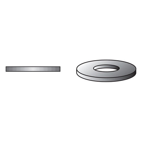 HILLMAN Zinc-Plated Steel 3/8 in. SAE Flat Washer 100 pk