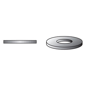 HILLMAN Zinc-Plated Steel 5/8 in. USS Flat Washer 270024 65 pk