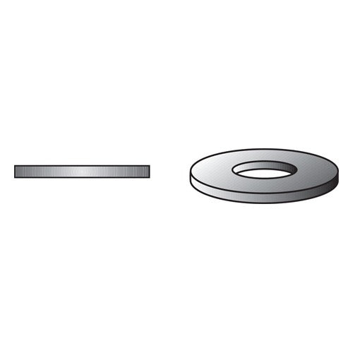 HILLMAN Zinc-Plated Steel 7/16 in. USS Flat Washer 50 pk