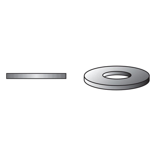 HILLMAN Zinc-Plated Steel 9/16 in. USS Flat Washer 110 pk