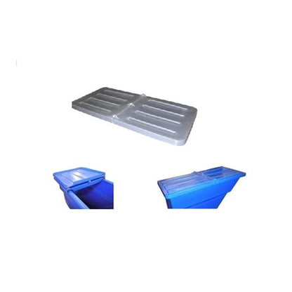 Hinged Lids For Nestable Tilt Trucks & Self-Dumping Hoppers