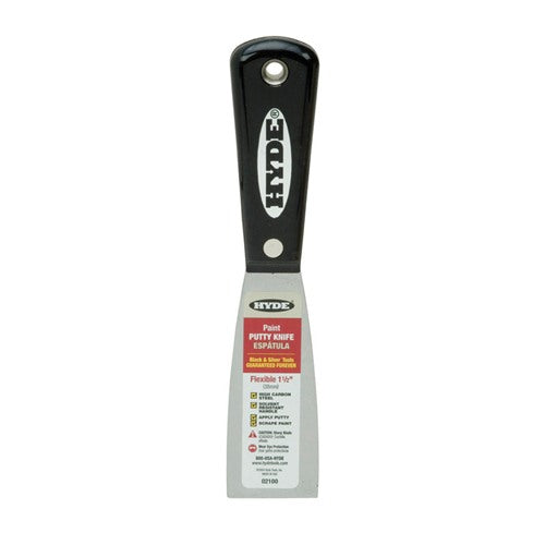 Hyde 1.5 in. W High-Carbon Steel Flexible Putty Knife