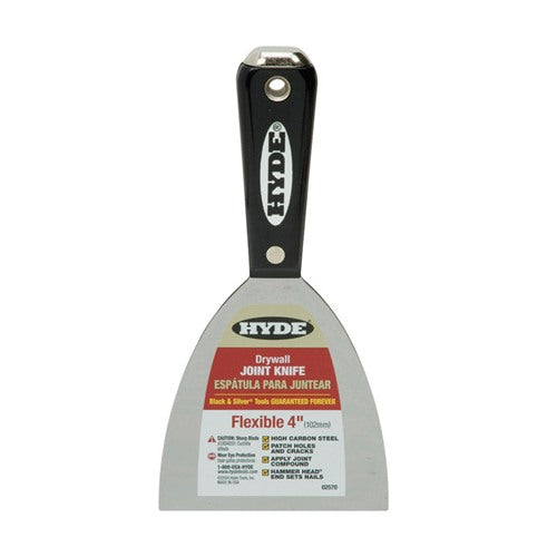 Hyde Black and Silver High Carbon Steel Joint Knife 0.63 in. H X 4 in. W X 8.25 in. L
