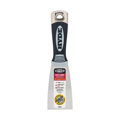 Hyde Pro 2 in. W Stainless Steel Flexible Putty Knife