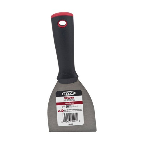 Hyde Value Series 3 in. W High Carbon Steel Stiff Wall Scraper