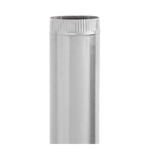 Imperial 4 in. D X 24 in. L Galvanized Steel Furnace Pipe