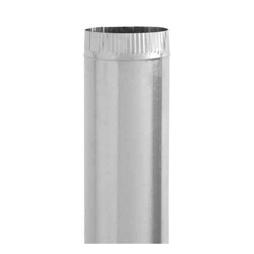 Imperial 7 in. D X 24 in. L Galvanized Steel Furnace Pipe