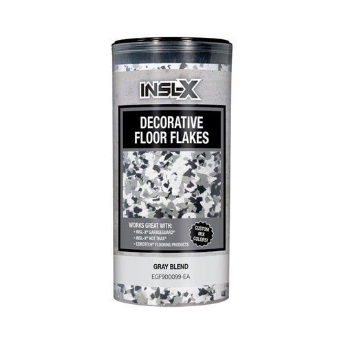 Insl-X Indoor and Outdoor Gray Blend Decorative Floor Flakes 12 oz
