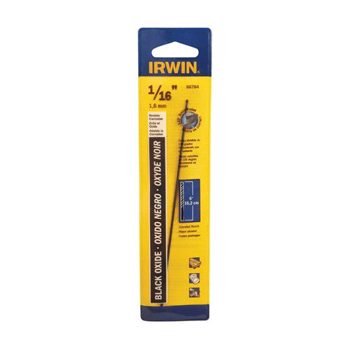 IRWIN 1/16 in. X 6 in. L High Speed Steel Split Point Drill Bit Straight Shank 1 pc