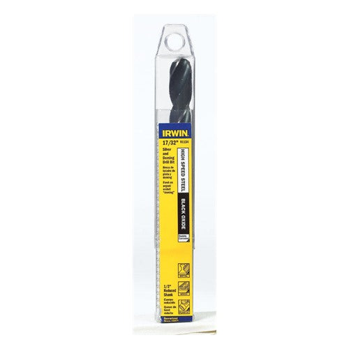 IRWIN 17/32 in. X 6 in. L High Speed Steel Drill Bit Straight Shank 1 pc