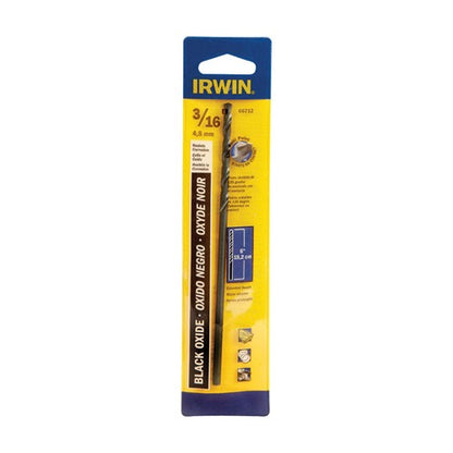 IRWIN 3/16 in. X 6 in. L High Speed Steel Split Point Drill Bit Straight Shank 1 pc