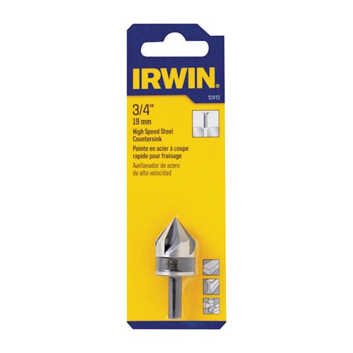 IRWIN 3/4 in. D X 1-13/16 in. L High Speed Steel Countersink 1 pc