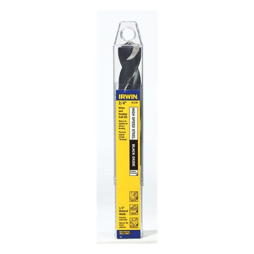 IRWIN 3/4 in. X 6 in. L High Speed Steel Drill Bit Straight Shank 1 pc