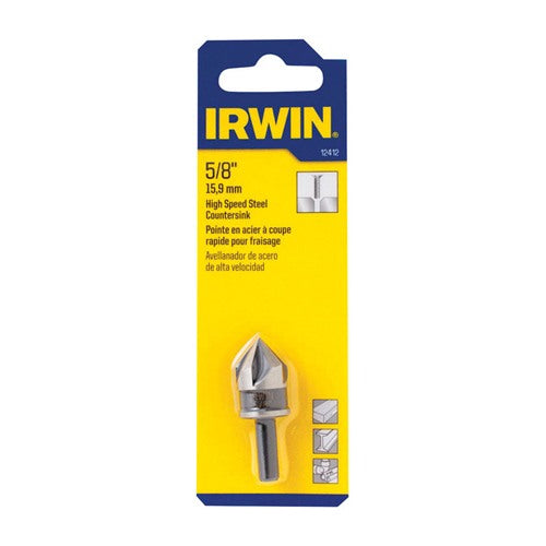 IRWIN 5/8 in. D X 1-23/32 in. L High Speed Steel Countersink 1 pc