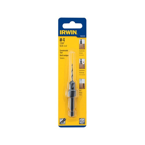 IRWIN 7/64 in. D X 3-3/8 in. L Steel Wood Countersink 1 pc