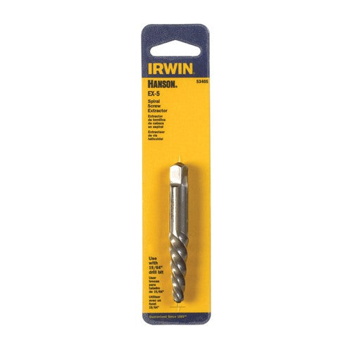 Irwin Hanson 19/64 in. X 19/64 in. D Carbon Steel Spiral Screw Extractor 7 in. 1 pc