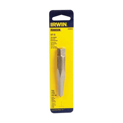 Irwin Hanson 3/8 in. X 3/8 in. D Carbon Steel Straight Screw Extractor 7 in. 1 pc