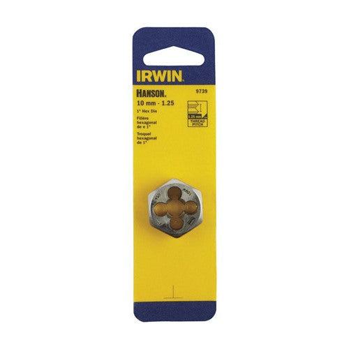 Irwin Hanson Metric 10 - 1.25 mm Hexagon Die