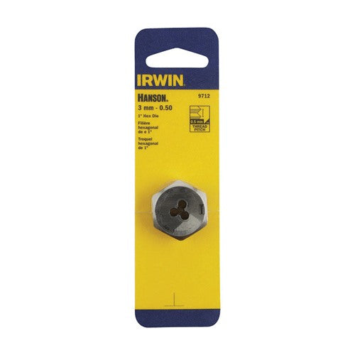 Irwin Hanson Metric 3 - 0.50 mm Hexagon Die