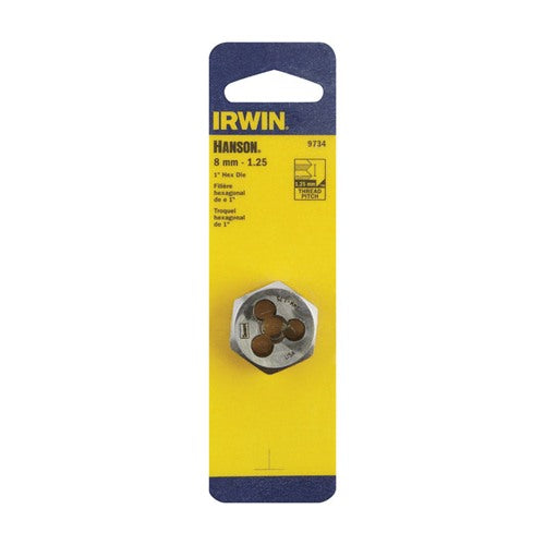 Irwin Hanson Metric 8 - 1.25 mm Hexagon Die