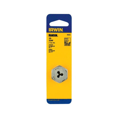 Irwin Hanson SAE 10-32 Hexagon Die