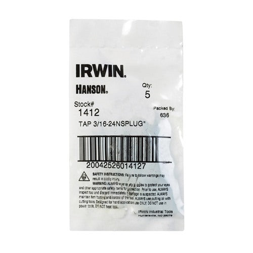 Irwin Hanson SAE 3/16 in. Fraction Tap