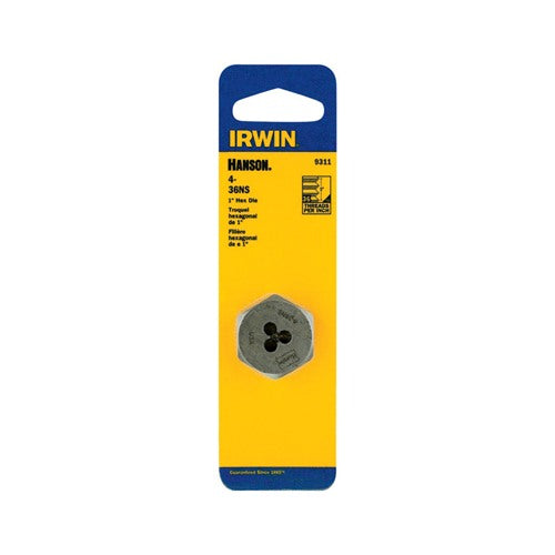 Irwin Hanson SAE 4-36NS Hexagon Die
