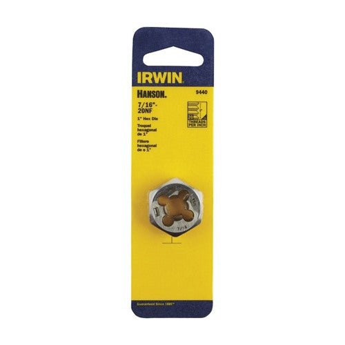 Irwin Hanson SAE 7/16 in. Hexagon Die