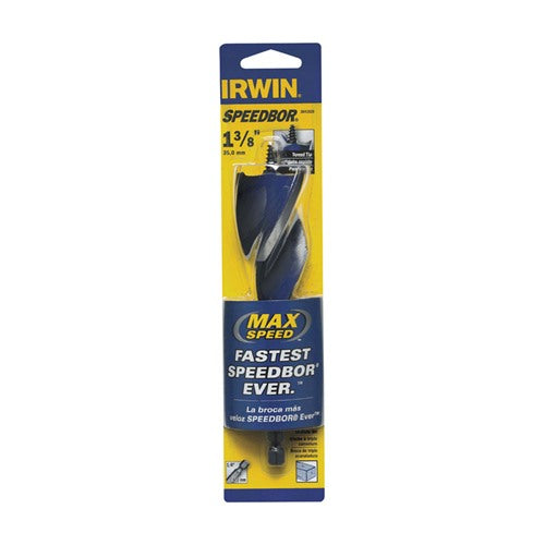 IRWIN Speedbor 1-3/8 in. X 6 in. L Carbon Steel Wood Boring Bit Quick-Change Hex Shank 1 pc