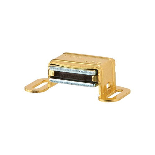 Ives 0.6 in. H X 3.1 in. W X 1 in. D Polished Brass Aluminum Magnetic Catch
