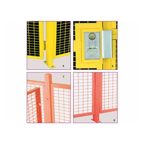 Jesco High Security Wire Partition System: Installation Components (H3 Series)