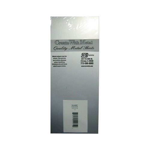 K&S 0.013 in. X 4 in. W X 10 in. L Tin Sheet Metal