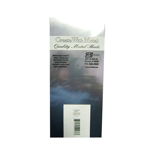 K&S 10 in. L X 4 in. W Stainless Steel Sheet Metal
