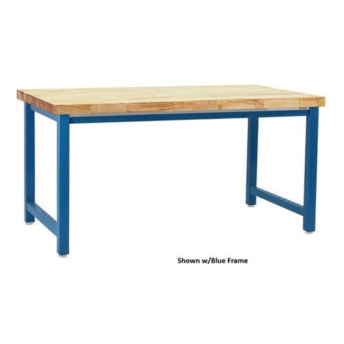 KENNEDY Series Workbench W/OILED BUTCHERBLOCK Top - Square Edge