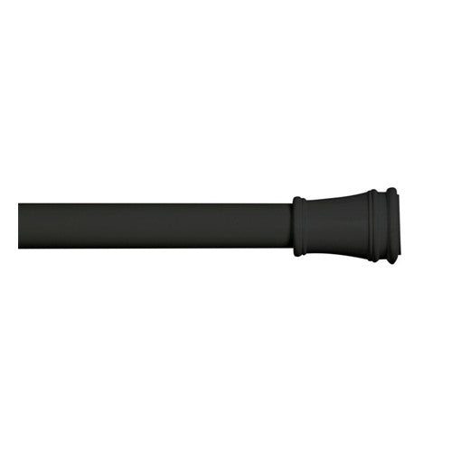 Kenney Black Traditional/Transitional Tension Rod 28 in. L X 48 in. L
