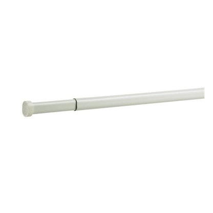 Kenney White Traditional/Transitional Tension Rod 48 in. L X 84 in. L