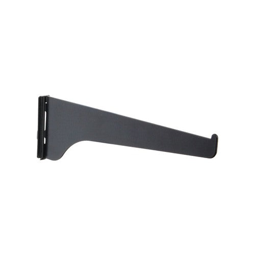 Knape & Vogt Black Steel Regular Duty Bracket 16 Ga. 8 in. L 160 lb