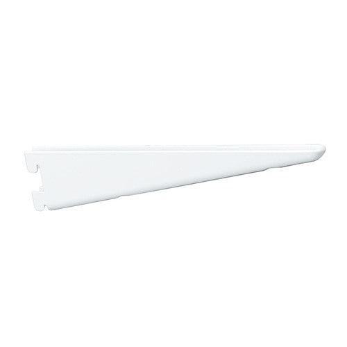 Knape & Vogt White Steel Bracket 16 Ga. 12-1/2 in. L 225 lb