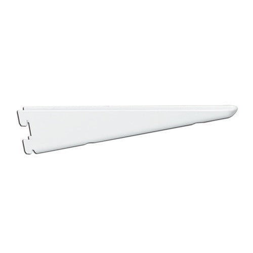 Knape & Vogt White Steel Bracket 16 Ga. 18-1/2 in. L 225 lb