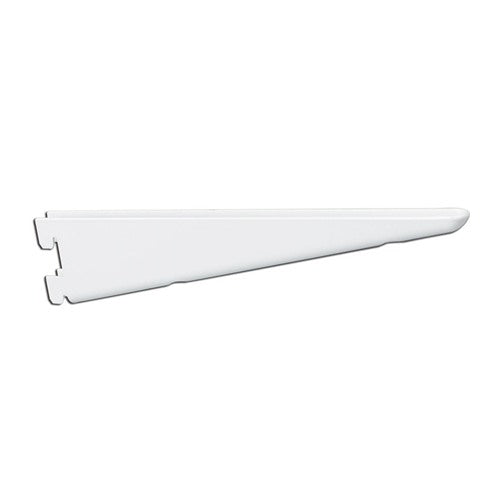Knape & Vogt White Steel Bracket 16 Ga. 9 in. L 225 lb
