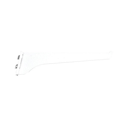 Knape & Vogt White Steel Regular Duty Bracket 16 Ga. 10 in. L 160 lb